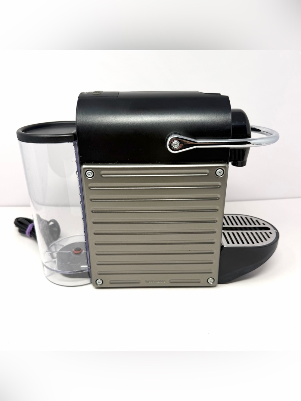 Nespresso Pixie Type C60 Espresso Coffee Capsule Pod Machine Maker Gunmetal Gray